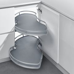 HIGOLD Diamond Left Opening Swing Out Kitchen Corner Storage (for 90cm corner cupboard)