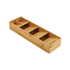 JOSEPH JOSEPH DrawerStore Bamboo Compact Cutlery Organiser