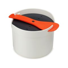 JOSEPH JOSEPH M-Cuisine Microwave Rice and Grain Cooker - Stone/Orange