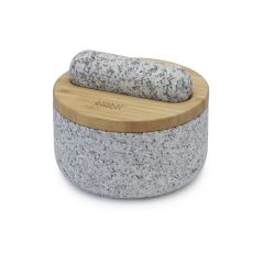 JOSEPH JOSEPH Dash Pestle and Mortar with Bamboo Lid