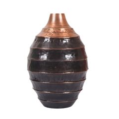 SSH COLLECTION Cocoon Large 44cm Tall Vase - Copper