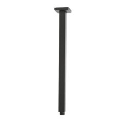 VALE 400mm Ceiling Mounted Square Shower Arm - Matte Black