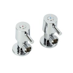 VALE Cambridge 2 Piece Washing Machine Tap Set - Chrome