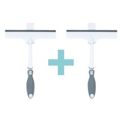 Set of 2 BETTER LIVING B.Smart Shower Squeegees - White