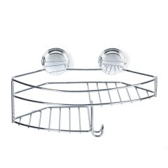 BETTER LIVING Kroma Stick N Lock Combo Shower Basket - Chrome 