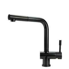 SWEDIA Sigge Stainless Steel Kitchen Mixer Tap with Pull-Out - Satin Black