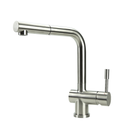 SWEDIA Sigge Stainless Steel Kitchen Mixer Tap With Pull-Out - Brushed