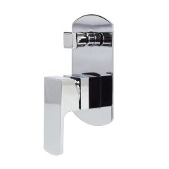 AGUZZO Terrus Wall Mounted Shower Mixer with Diverter - Polished Chrome