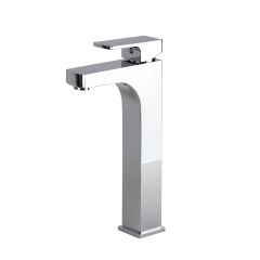 AGUZZO Terrus Tall Single Lever Basin Mixer - Polished Chrome