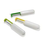 JOSEPH JOSEPH SlideStore Set of 3 Peelers with Retractable Blades