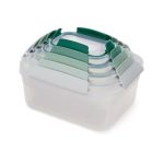 JOSEPH JOSEPH Nest Lock 5 Piece Food Container Set - Editions Green