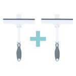 Set of 2 BETTER LIVING B.Smart Shower Squeegees - White