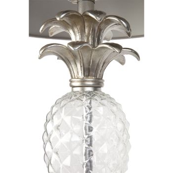 CAFE LIGHTING Langley Floor Lamp - Antique Silver