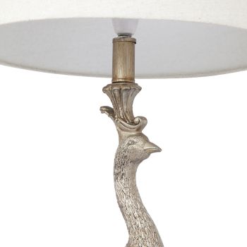 CAFE LIGHTING Peacock Table Lamp - Champagne Gold