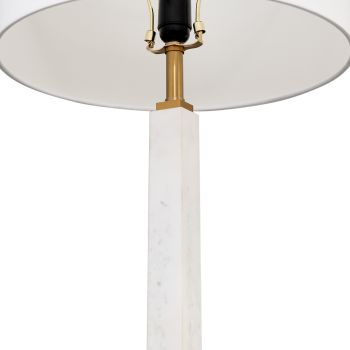CAFE LIGHTING Essex Marble Table Lamp - White