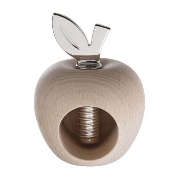 BUGATTI Eden Nut Cracker - Natural Beech and Chrome