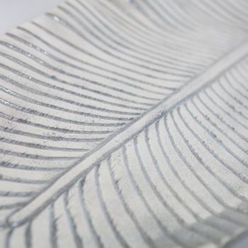 SSH COLLECTION Banana Small 39cm Long Decorative Leaf - Nickel