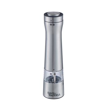 DAVIS & WADDELL Electronic Stainless Steel Salt & Pepper Mill 