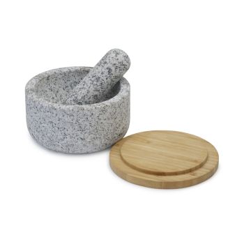JOSEPH JOSEPH Dash Pestle and Mortar with Bamboo Lid