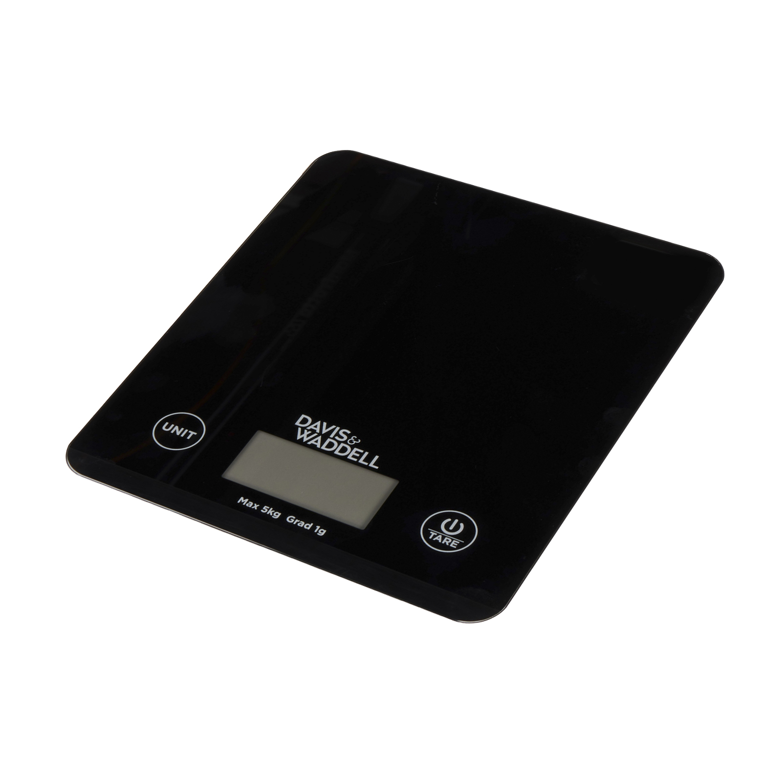 DAVIS & WADDELL Atlas Electronic Kitchen Scale - Black