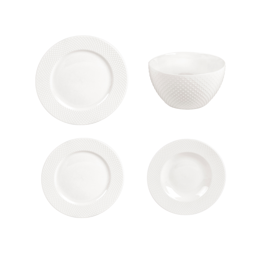 SHERVIN VERKIL Prominence 16 Piece Dinner Set