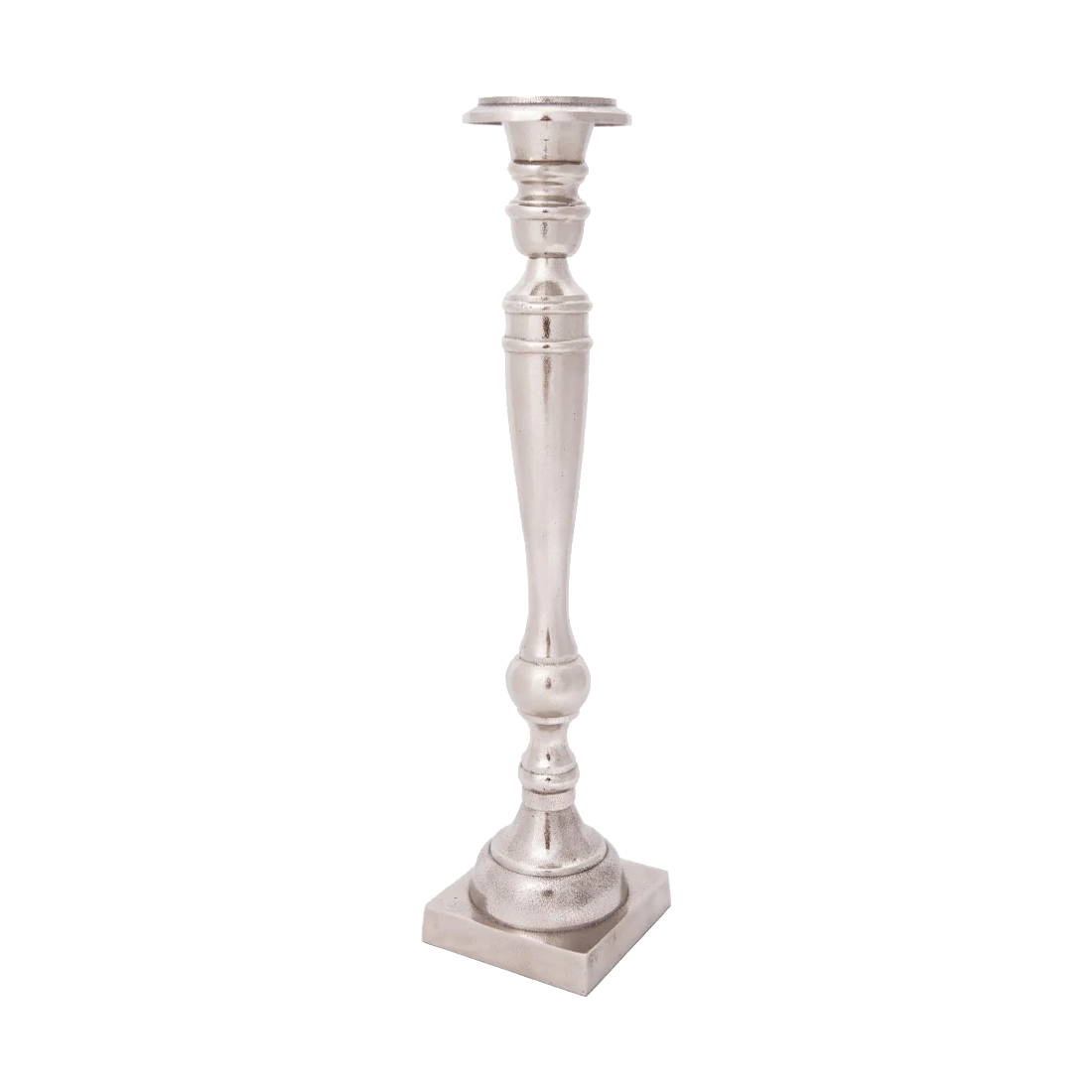 SSH COLLECTION Athena 58cm Single Candle Stand - Antique Nickel Finish