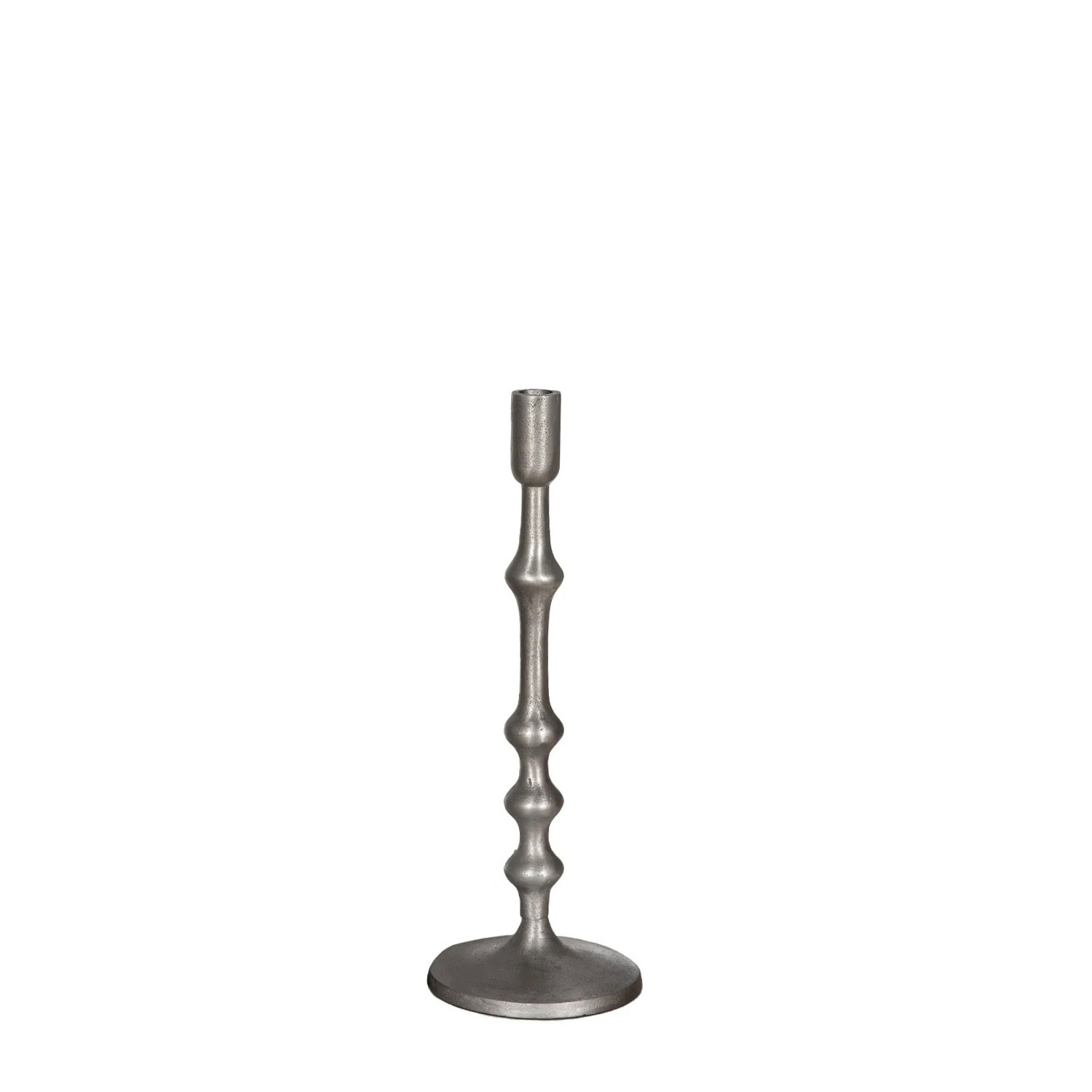 SSH COLLECTION Nova 40cm Candle Stand - Antique Silver