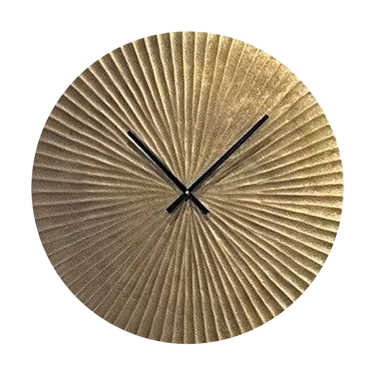 SSH COLLECTION Chizzel 45cm Wide Wall Clock - Antique Brass