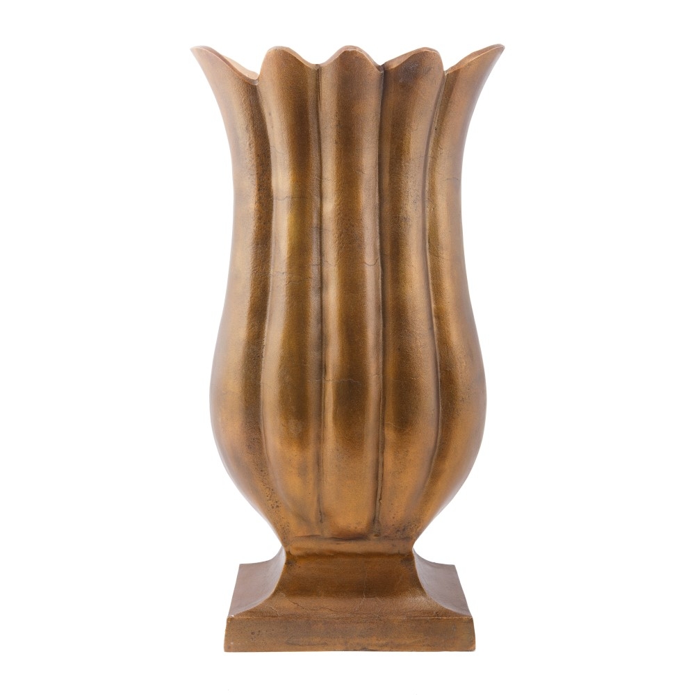 SSH COLLECTION Lotte 40cm Tall Tulip Vase - Bronze