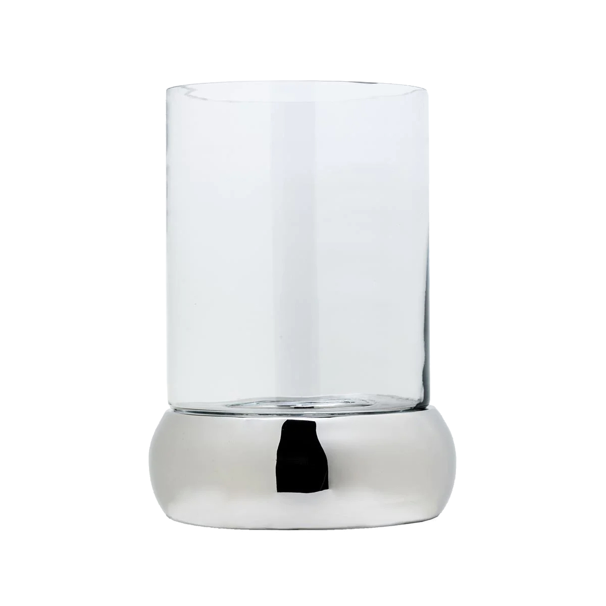 SSH COLLECTION Carmichael Large 34cm Tall Hurricane Lamp - Nickel