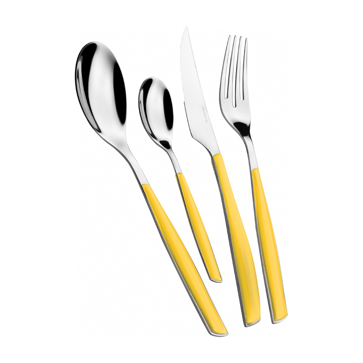 BUGATTI Glamour 24 Piece Cutlery Set - Yellow