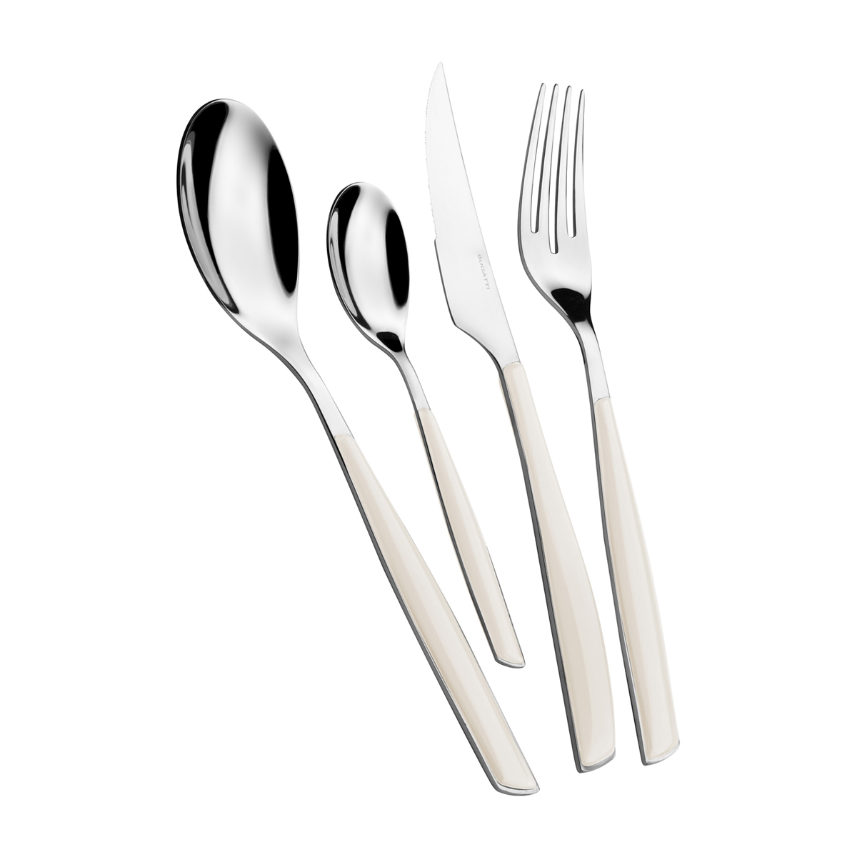 BUGATTI Glamour 24 Piece Cutlery Set - Ivory