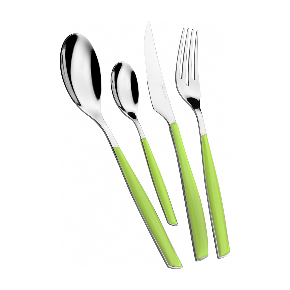 BUGATTI Glamour 24 Piece Cutlery Set - Apple Green