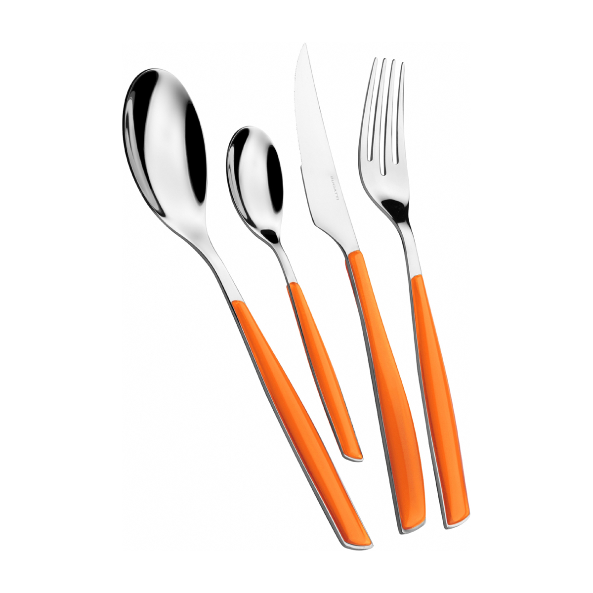 BUGATTI Glamour 24 Piece Cutlery Set - Orange