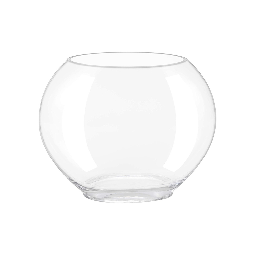 HYGGER 2.8 Litre Mini Glass Oblate Fish Bowl Kit