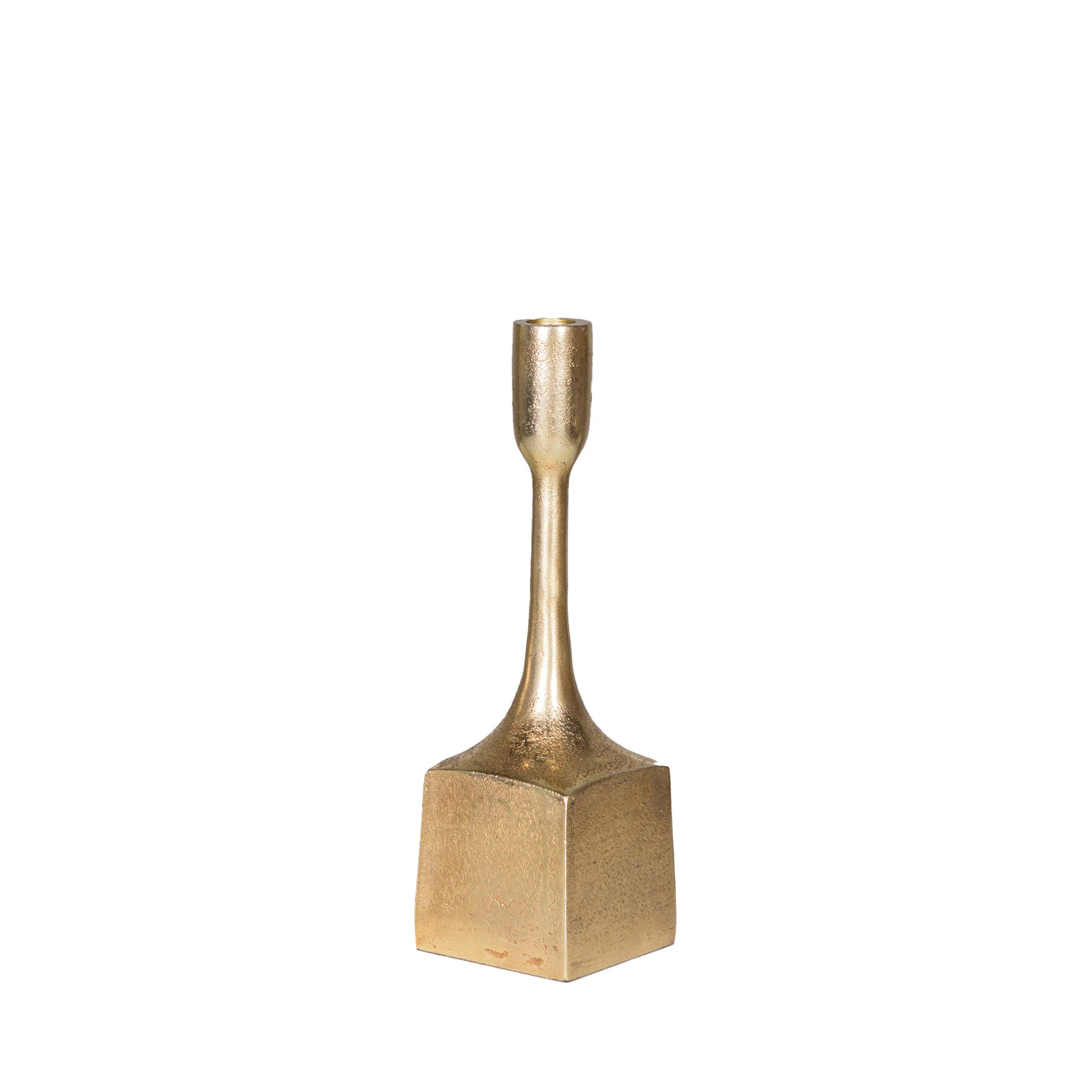 SSH COLLECTION Samuel 29cm Tall Candle Stand - Brass