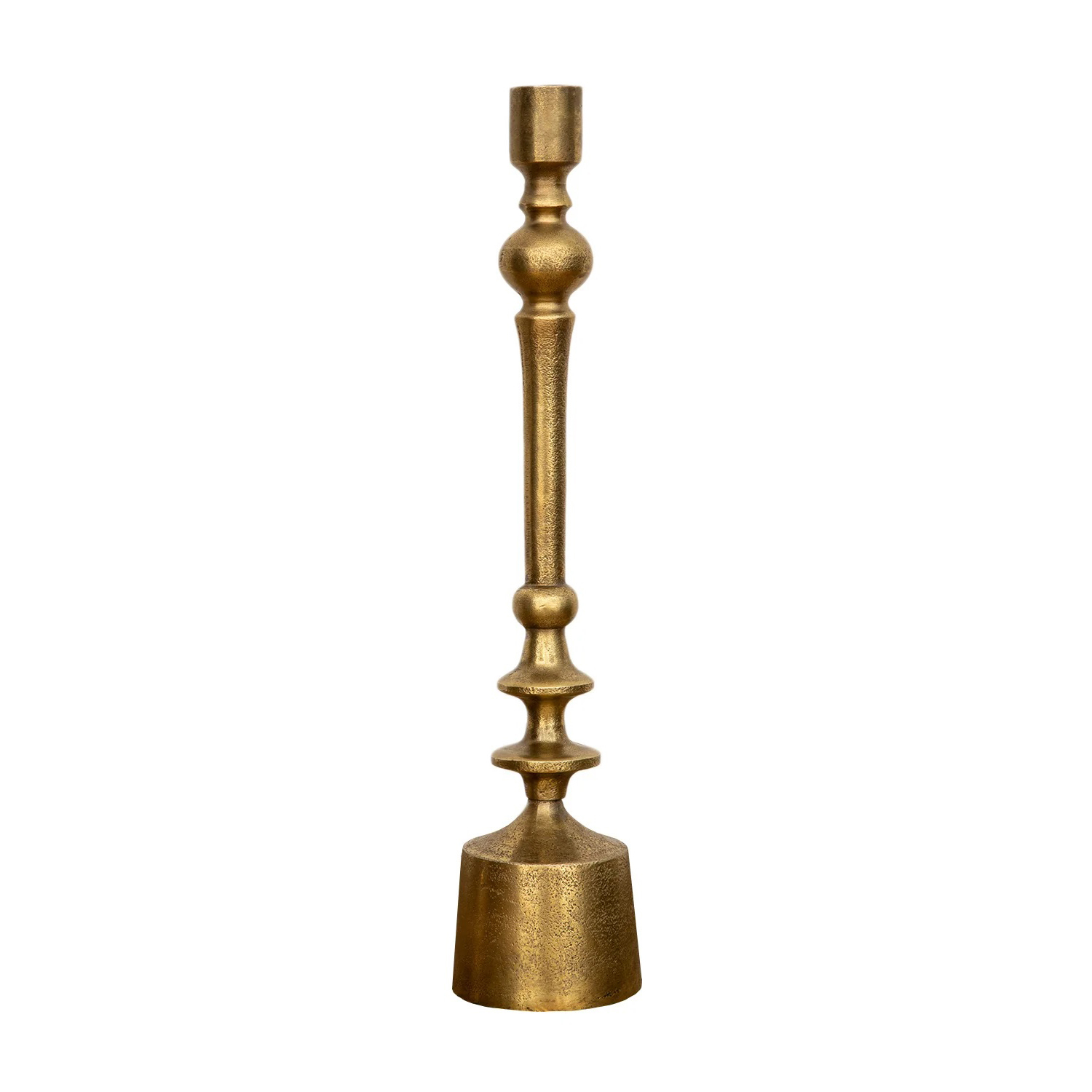 SSH COLLECTION Hudson 42cm Candle Stand - Antique Brass