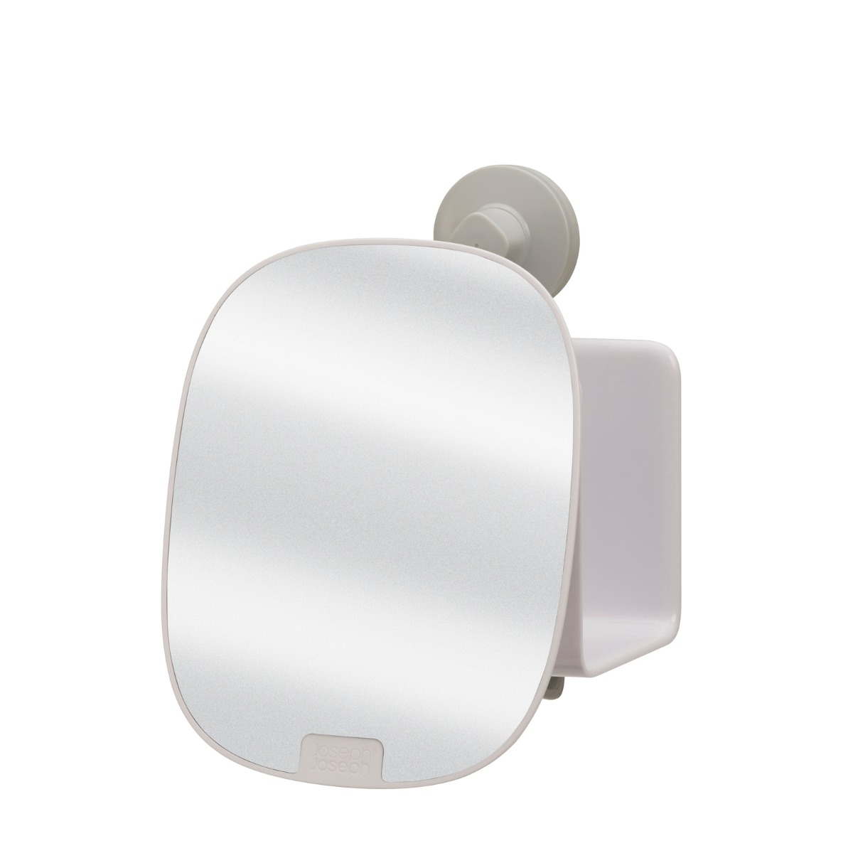 JOSEPH JOSEPH EasyStore Compact Shower Shelf with Adjustable Mirror - White