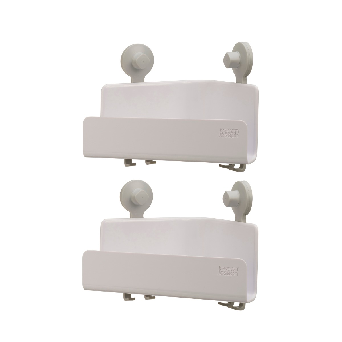 Pack of 2 JOSEPH JOSEPH EasyStore Corner Shower Shelves - White