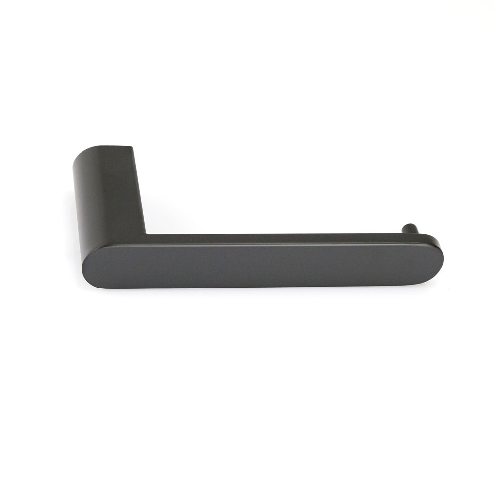 VALE Fluid Stainless Steel Toilet Paper Holder - Matte Black