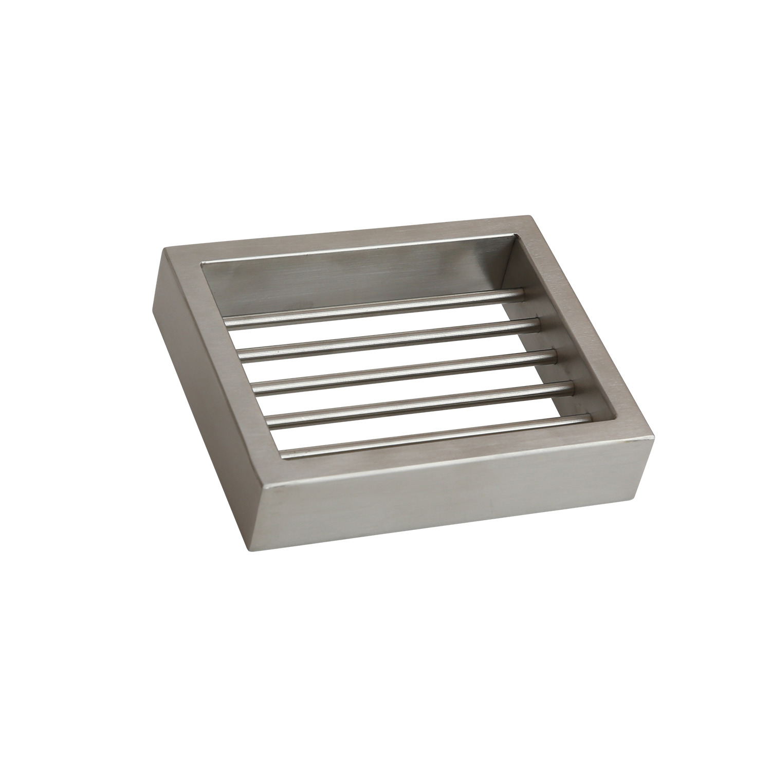 AGUZZO Montangna Stainless Steel Soap Basket Dish - Brushed Satin