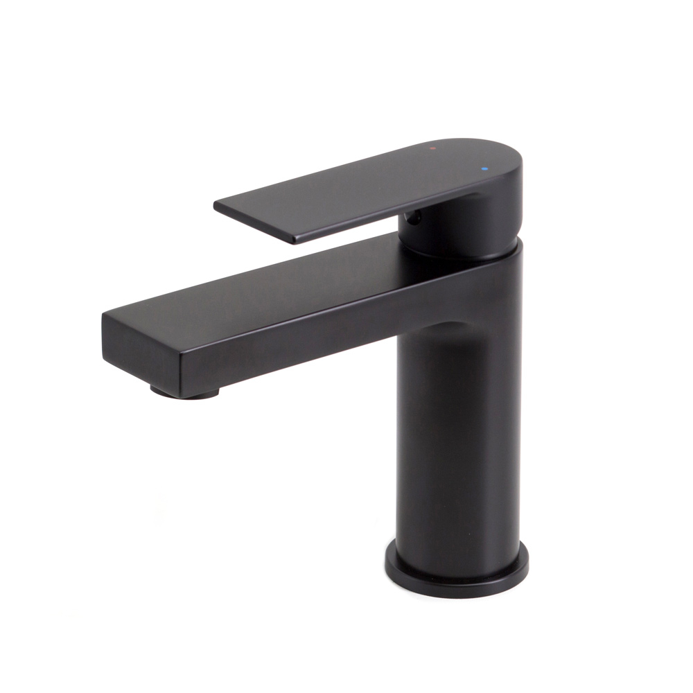 AGUZZO Prato Bathroom Basin Mixer Tap - Matte Black