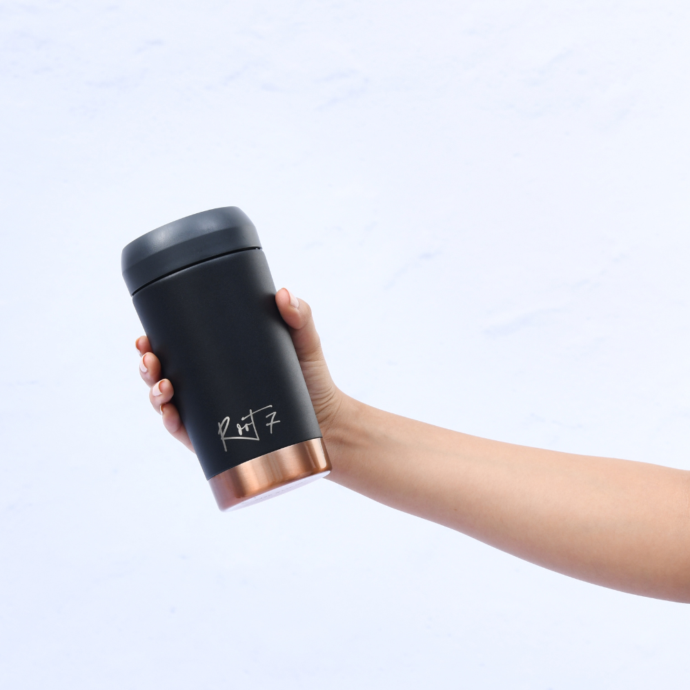 ROOT7 360ml Travel Cup - VIP Black Split