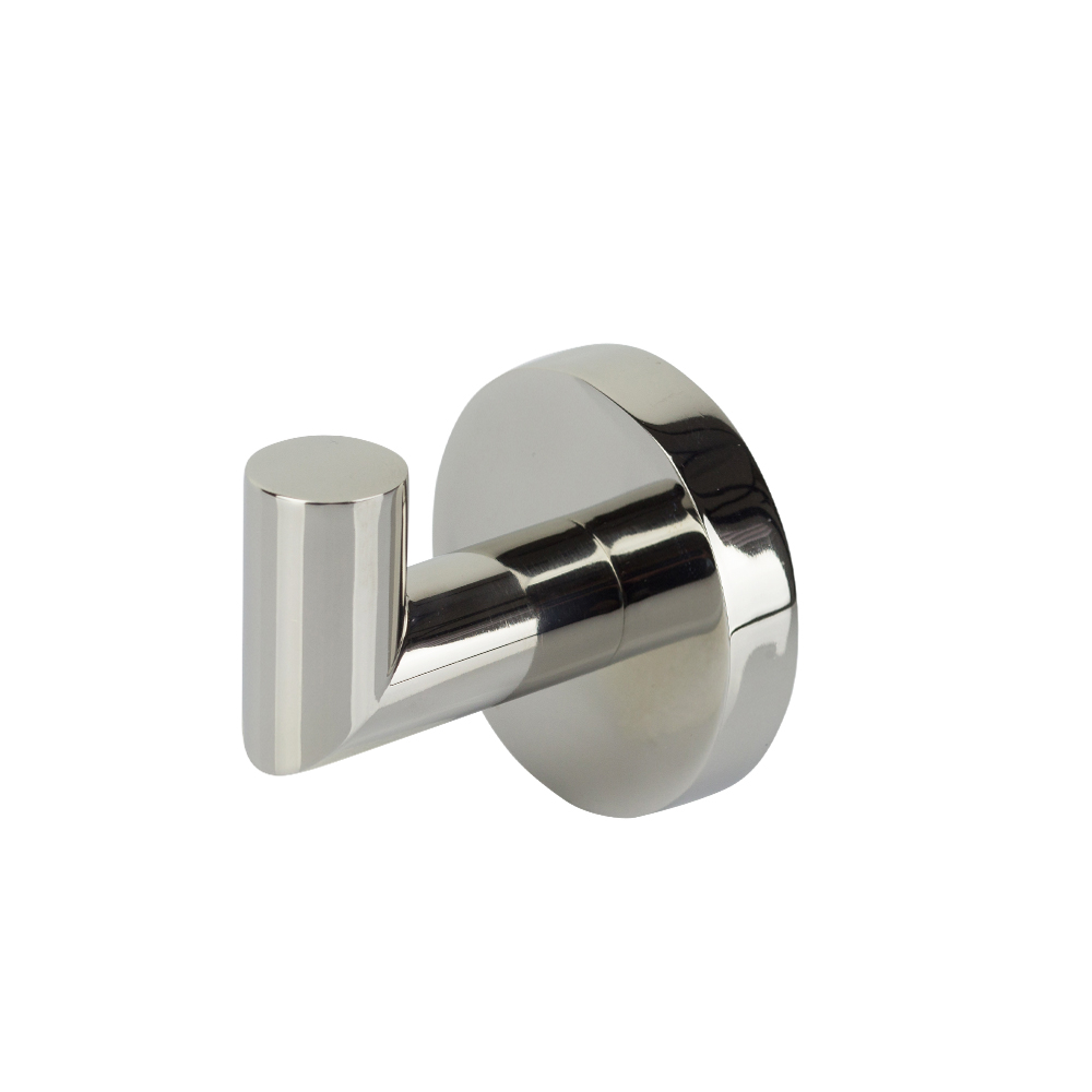 VALE Symphony Robe and Towel Hook - Polished Stainless Steel