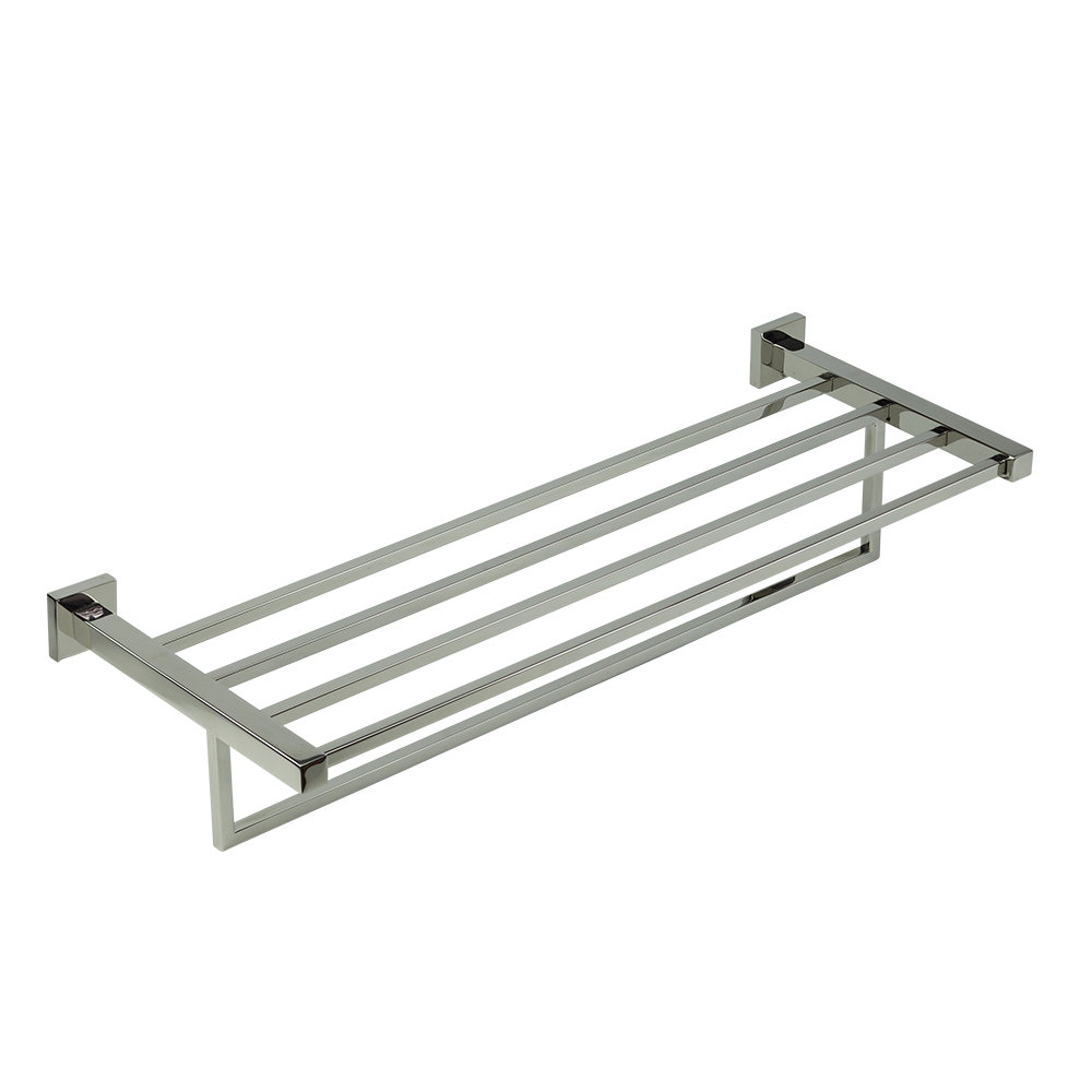 AGUZZO Quadro 600mm Towel Rack Shelf - Polished Stainless Steel