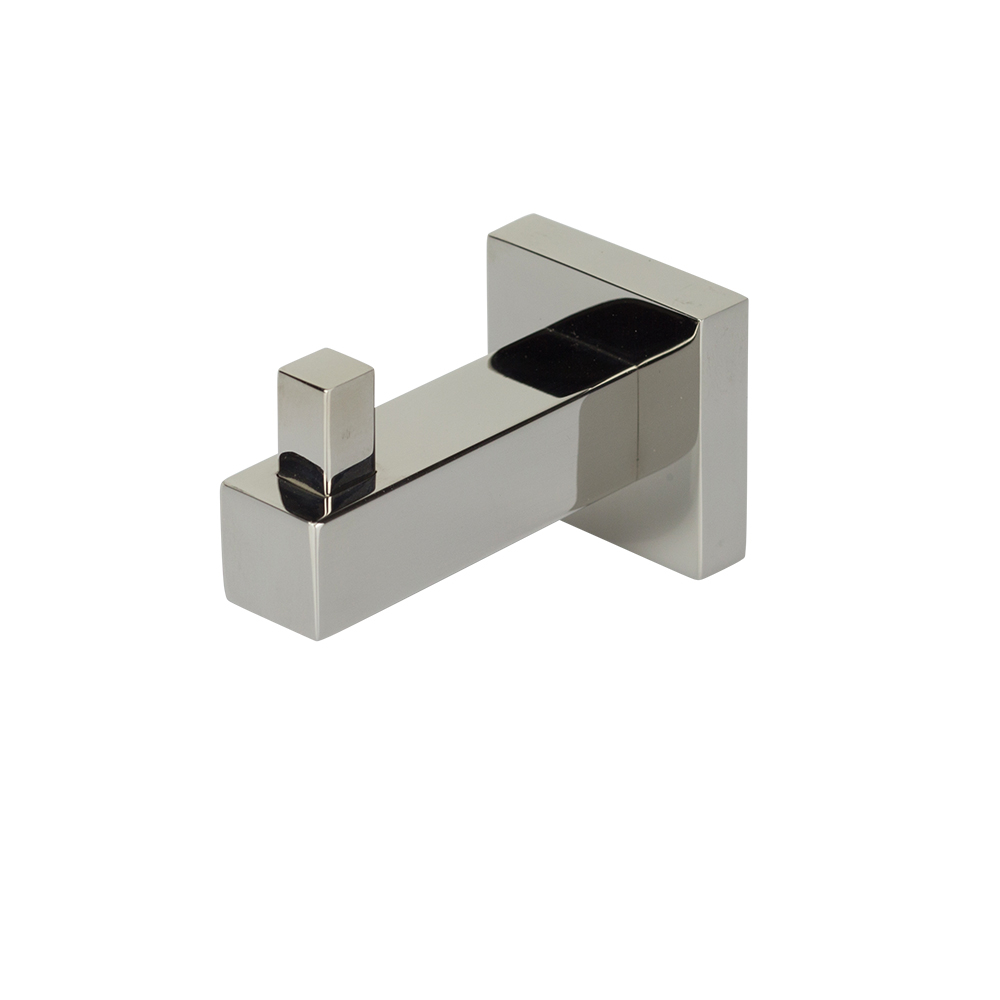 AGUZZO Quadro Robe & Towel Hook - Polished Stainless Steel