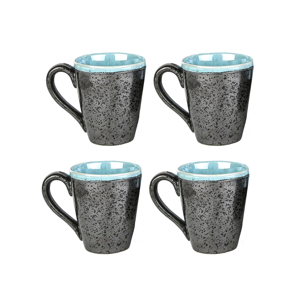 SHERVIN VERKIL Lagoon 4 Piece Mug Set