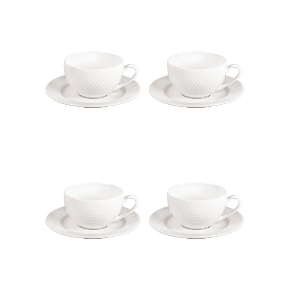 SHERVIN VERKIL Prominence 4 Piece Cup & Saucer Set