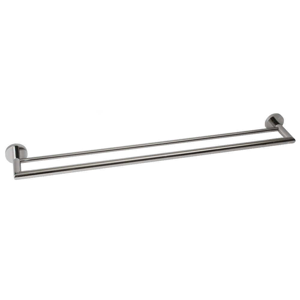 VALE Symphony 750mm Double Towel Rail - Polished Stainless Steel