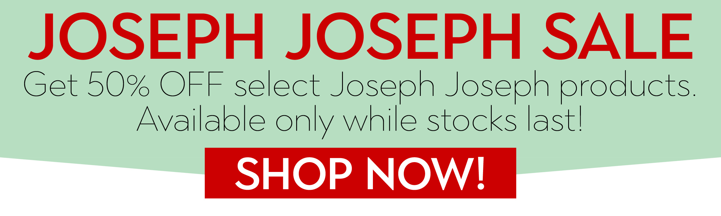 50% OFF select JOSEPH JOSEPH products